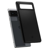 Противоударен Калъф за Google Pixel 6, Spigen Thin Fit Case, Черен (4)