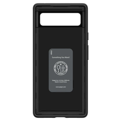 Противоударен Калъф за Google Pixel 6, Spigen Thin Fit Case, Черен (5)