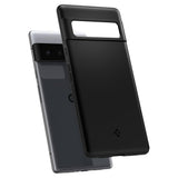 Противоударен Калъф за Google Pixel 6 Pro, Spigen Thin Fit Case, Черен (4)