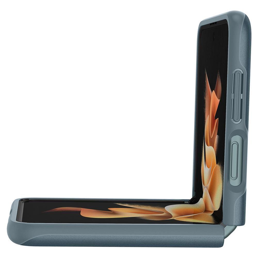 Противоударен Калъф за Samsung Z Flip 3, Spigen Thin Fit Case, Зелен (4)