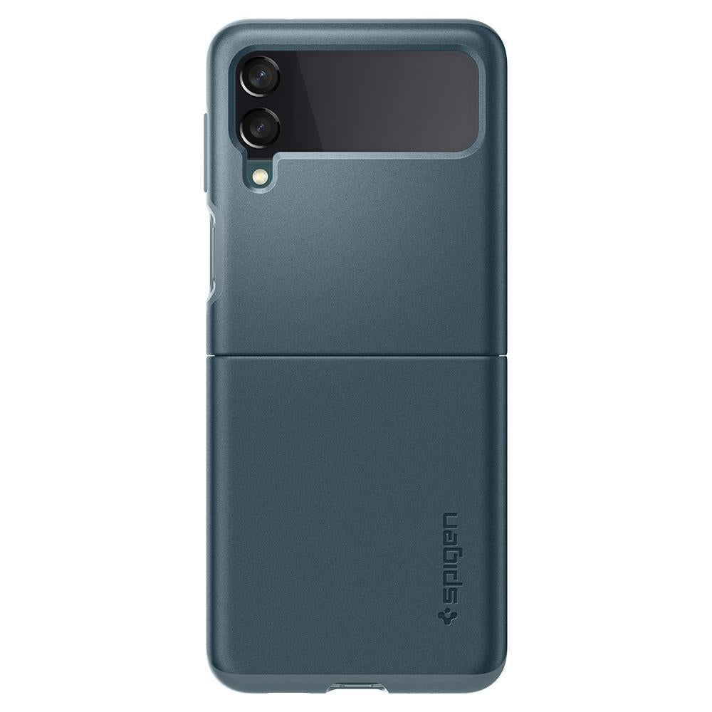 Противоударен Калъф за Samsung Z Flip 3, Spigen Thin Fit Case, Зелен (2)