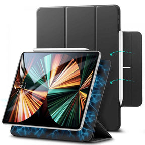 Тънък Калъф за iPad Pro 12.9" 2022-2018/ Air 13, ESR Rebound Magnetic Case, Черен