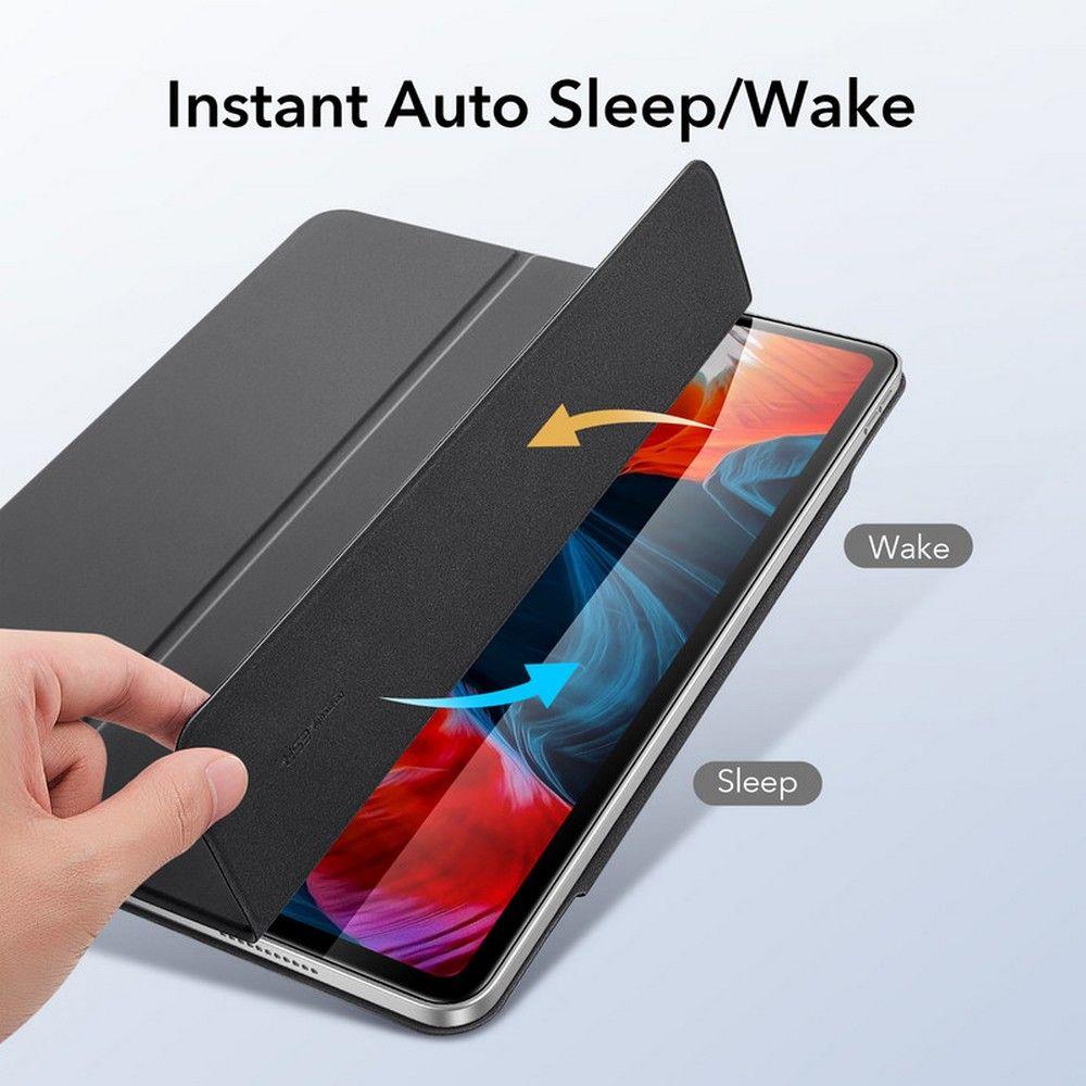 Тънък Калъф за iPad Pro 12.9" 2022-2018/ Air 13, ESR Rebound Magnetic Case, Черен (5)