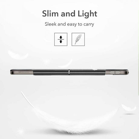 Калъф с Протектор за iPad Pro 12.9" 2022-2018, ESR TriFold Case&Glass, Черен (6)