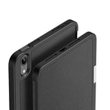 Калъф с Pen Поставка за iPad Mini 6/7 2024, Dux Ducis Domo Case, Черен (5)