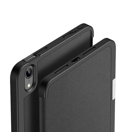 Калъф с Pen Поставка за iPad Mini 6/7 2024, Dux Ducis Domo Case, Черен (5)