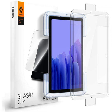 Стъклен Протектор за Samsung Tab A7 10.4", Spigen EZ Fit Glass, Прозрачен