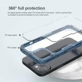 Противоударен Калъф за iPhone 13, Nillkin TPU Pro Case, Син (5)