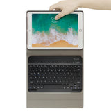 Калъф с Клавиатура за iPad 9/ 8/ 7 10.2", Bluetooth Keyboard Case, Черен (6)