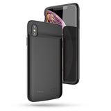 Калъф Батерия за iPhone XS/X, Tech-Protect Power Bank Case, Черен