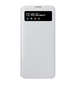 Оригинален Активен Калъф за Samsung A71 S-View Book Case EF-EA715PWE, Бял