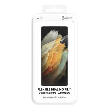 Оригинален Протектор за Samsung S21 Ultra, Folio Glass GP-TFG998WS, Прозрачен