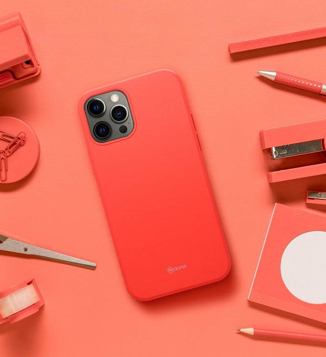 Силиконов Калъф за iPhone 13, Roar Color Case, Червен (3)