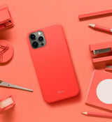 Силиконов Калъф за iPhone 13, Roar Color Case, Червен (3)