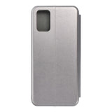 Кожен Калъф за Samsung A03S, Forcell Elegance Book Case, Сив (2)