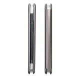 Кожен Калъф за Samsung A03S, Forcell Elegance Book Case, Сив (4)