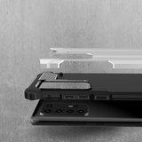 Противоударен Хибриден Калъф за Xiaomi Redmi 10, Forcell Armor Case, Черен (3)