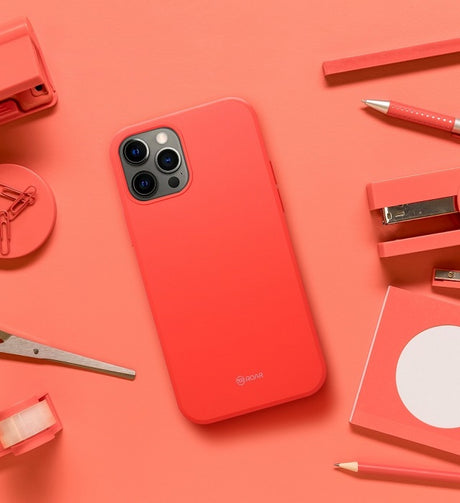 Силиконов Калъф за iPhone 13 Pro, Roar Color Case, Червен (3)