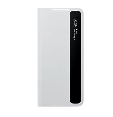 Оригинален Активен Калъф за Samsung S21 Ultra Clear View Cover Book Case EF-ZG998CJE, Сив