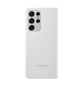 Оригинален Активен Калъф за Samsung S21 Ultra Clear View Cover Book Case EF-ZG998CJE, Сив (4)