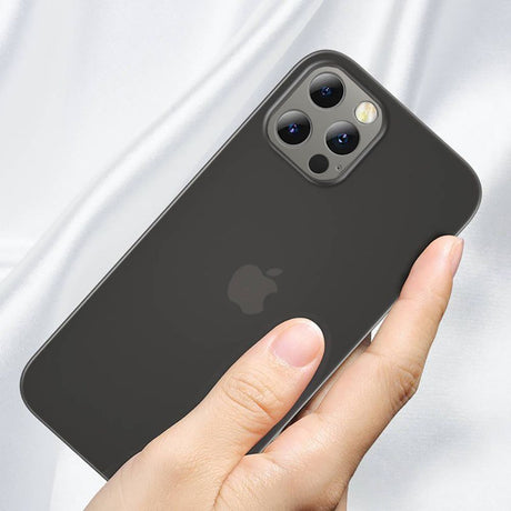 Тънък Матов Калъф за iPhone 13 Mini, Ultraslim Case, Черен (3)
