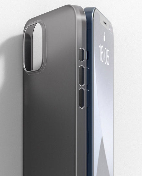 Тънък Матов Калъф за iPhone 13 Mini, Ultraslim Case, Черен (2)