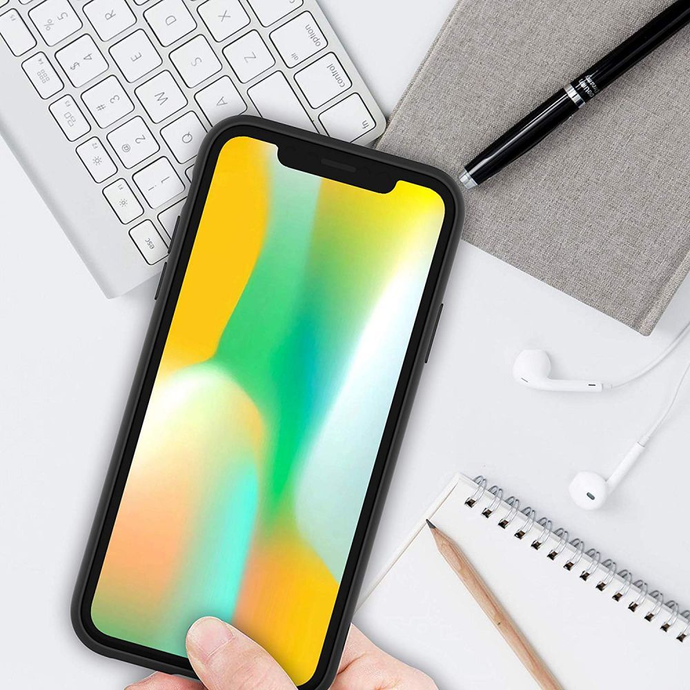 Силиконов Калъф за Samsung A03S, Icon Soft Case, Черен (2)