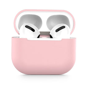 Калъф за Слушалки за Apple AirPods 3, Icon Silicone Case, Розов