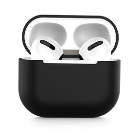 Калъф за Слушалки за Apple AirPods 3, Icon Silicone Case, Черен