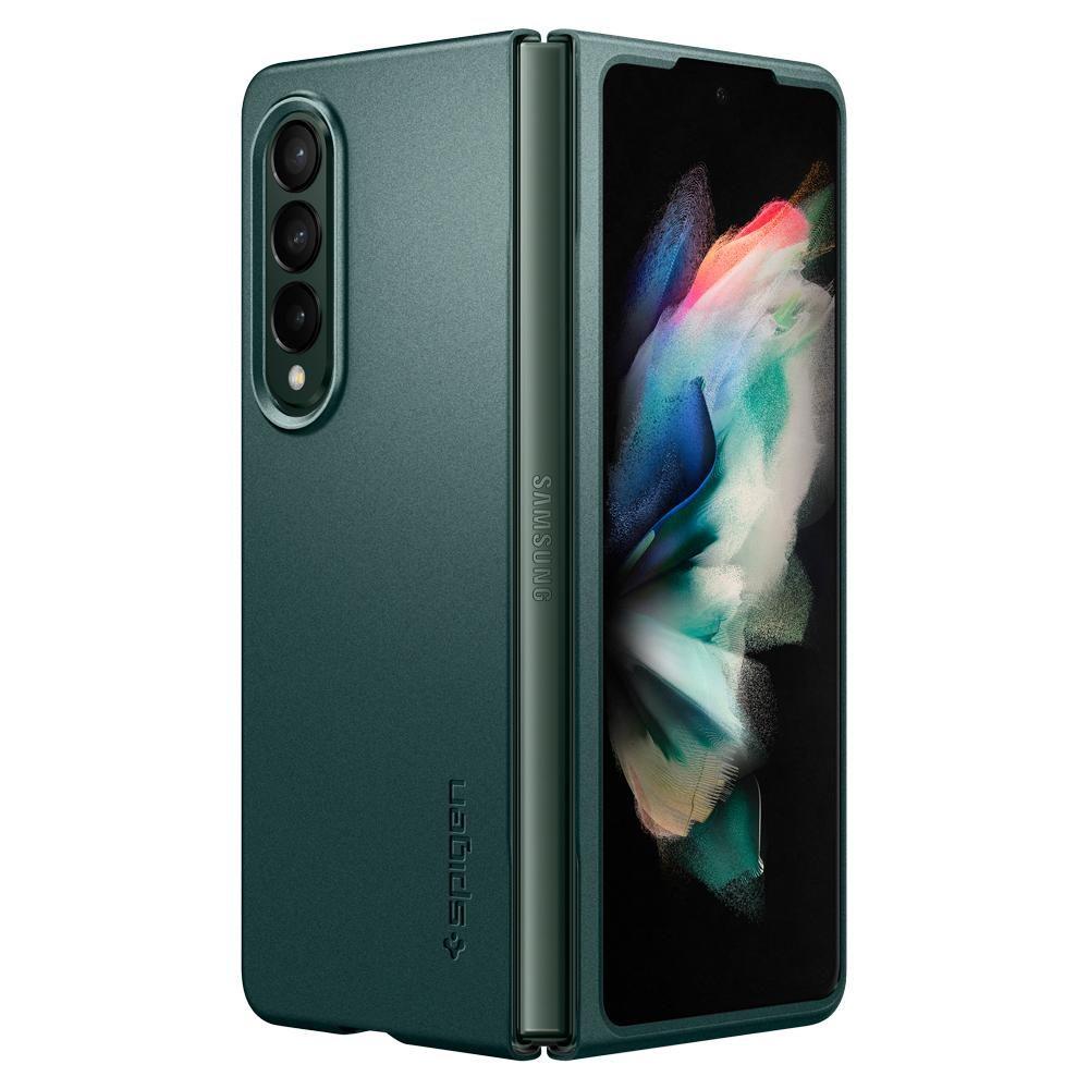 Тънък Калъф за Samsung Z Fold 3, Spigen Airskin Case, Зелен (2)