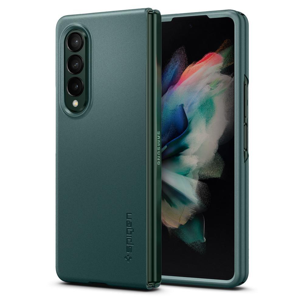 Тънък Калъф за Samsung Z Fold 3, Spigen Airskin Case, Зелен