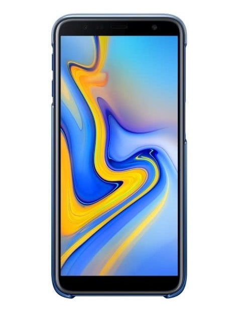 Оригинален Твърд Калъф за Samsung J6 Plus 2018 Gradation Case, Син (3)