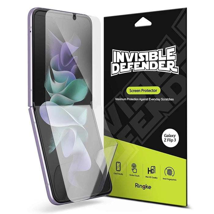 Гъвкав Протектор за Samsung Z Flip 3, Ringke Defender Glass, Прозрачен