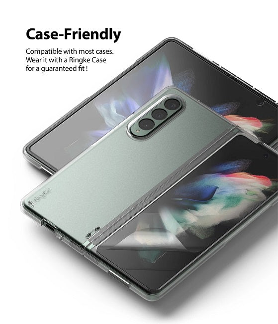 Комплект Протектори за Samsung Galaxy Z Fold 3, Ringke Defender Glass, Прозрачен (5)