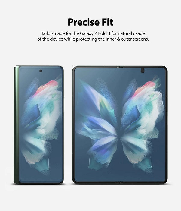 Комплект Протектори за Samsung Galaxy Z Fold 3, Ringke Defender Glass, Прозрачен (6)