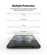Комплект Протектори за Samsung Galaxy Z Fold 3, Ringke Defender Glass, Прозрачен (4)