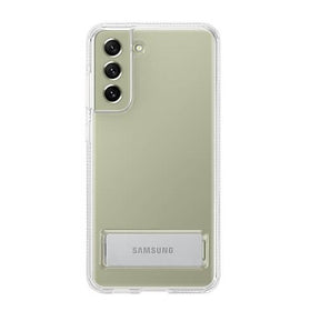 Оригинален Калъф за Samsung S21 FE, Clear Standing Cover Case EF-JG990CTE, Прозрачен