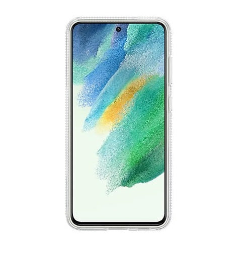 Оригинален Калъф за Samsung S21 FE, Clear Standing Cover Case EF-JG990CTE, Прозрачен (3)