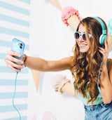 Силиконов Калъф за Samsung A03S, Printing Pop Case, Син (5)