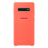 Оригинален Силиконов Калъф за Samsung S10 Plus, Silicone Cover Case EF-PG975THE, Розов (3)