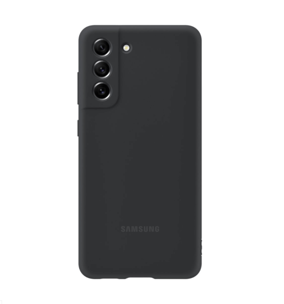 Оригинален Силиконов Калъф за Samsung S21 FE, Silicone Cover Case EF-PG990TBE, Черен