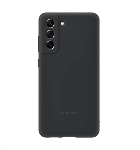 Оригинален Силиконов Калъф за Samsung S21 FE, Silicone Cover Case EF-PG990TBE, Черен