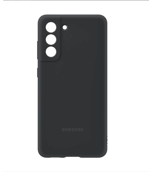 Оригинален Силиконов Калъф за Samsung S21 FE, Silicone Cover Case EF-PG990TBE, Черен (4)