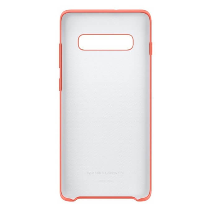 Оригинален Силиконов Калъф за Samsung S10 Plus, Silicone Cover Case EF-PG975THE, Розов (4)
