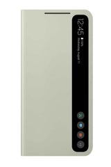 Оригинален Активен Калъф за Samsung S21 FE Smart Clear View Cover Book Case EF-ZG990CME, Зелен