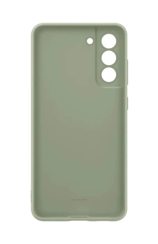 Оригинален Силиконов Калъф за Samsung S21 FE, Silicone Cover Case EF-PG990TME, Зелен (4)