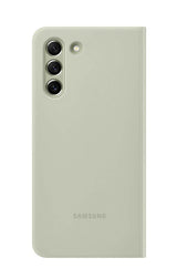 Оригинален Активен Калъф за Samsung S21 FE Smart Clear View Cover Book Case EF-ZG990CME, Зелен (4)