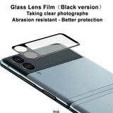Протектор за Камерата и Дисплея на Samsung Z Flip 3, Imak Cam Glass, Черен (3)