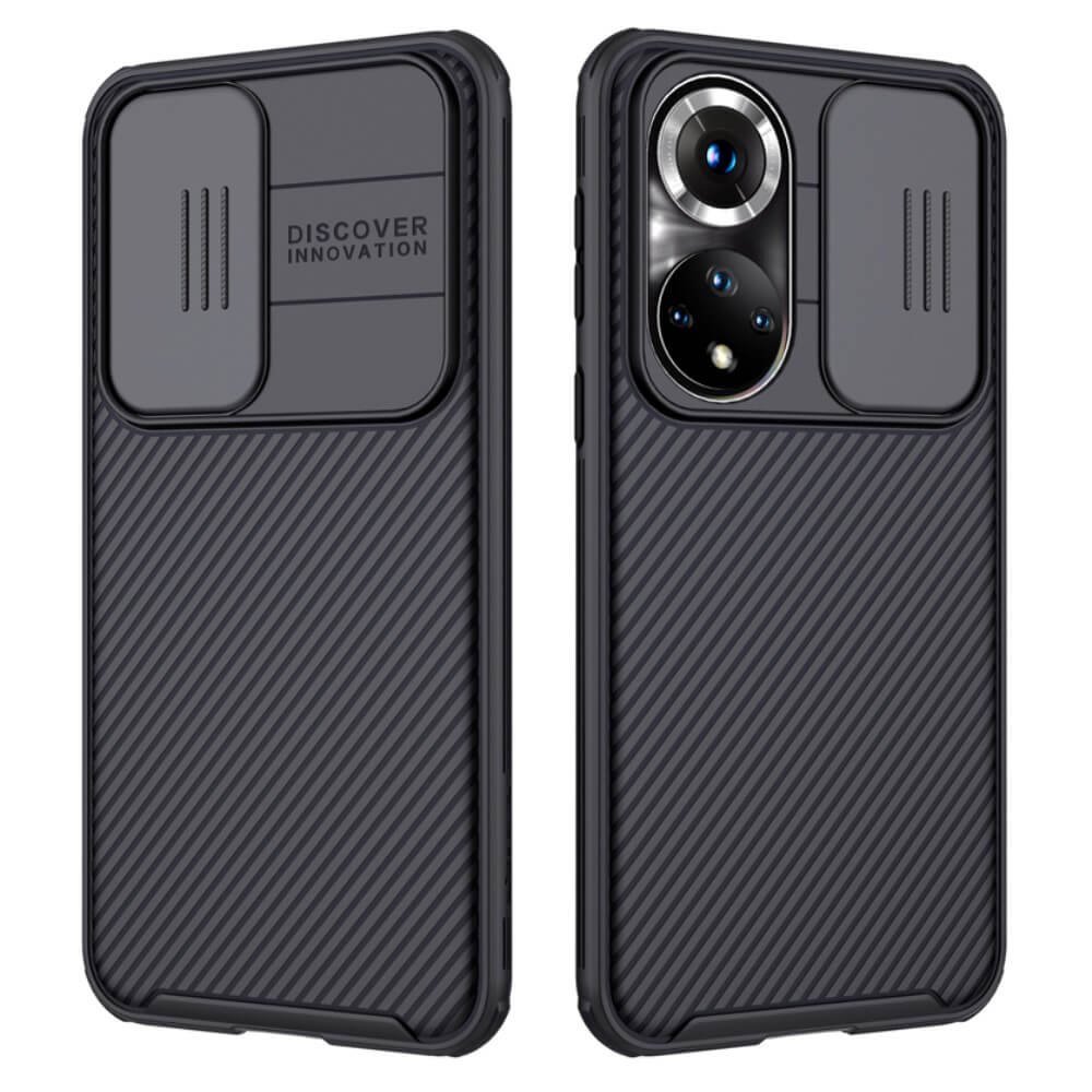 Калъф с Плъзгач за Камера за Huawei Nova 9, Nillkin CamShield Case, Черен (2)