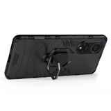 Калъф със Стойка-Пръстен за Huawei Nova 9, Kickstand Armor Case, Черен (4)
